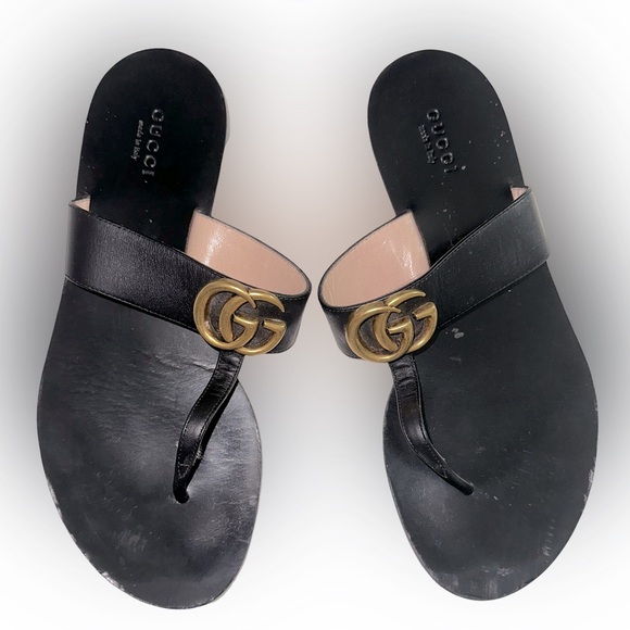 Authentic black Gucci sandals - Picture 1 of 3
